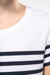 T-shirt Estilo Marinheiro Bio Decote Redondo Criança-RAG-Tailors-Fardas-e-Uniformes-Vestuario-Pro