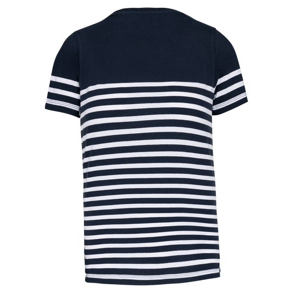 T-shirt Estilo Marinheiro Bio Decote Redondo Criança-RAG-Tailors-Fardas-e-Uniformes-Vestuario-Pro