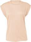 T-shirt Flowy manga enrolada-Peach-M-RAG-Tailors-Fardas-e-Uniformes-Vestuario-Pro