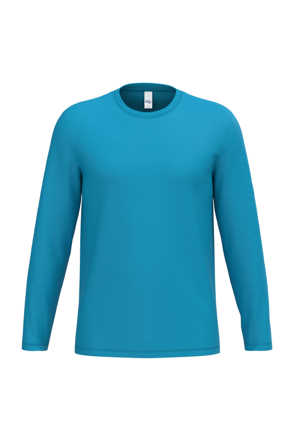 T-shirt Manga Comprida Unissexo-Azul Atol Ideal-XS-RAG-Tailors-Fardas-e-Uniformes-Vestuario-Pro