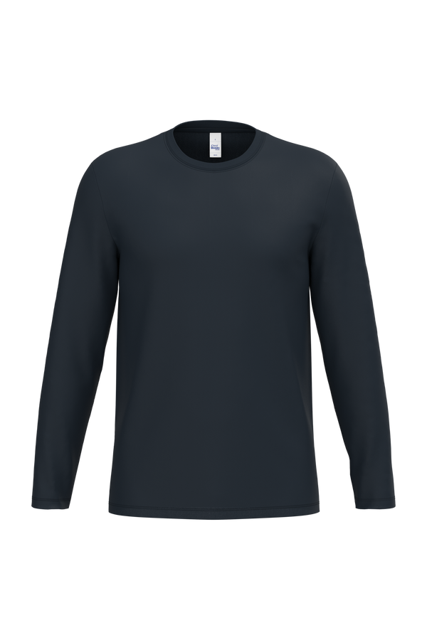 T-shirt Manga Comprida Unissexo-Azul Marinho Ideal-XS-RAG-Tailors-Fardas-e-Uniformes-Vestuario-Pro