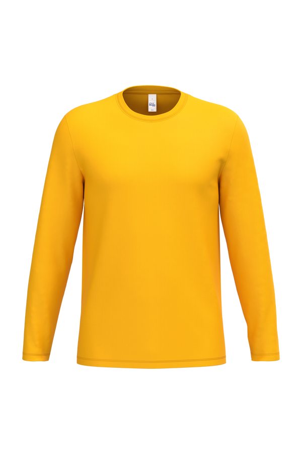 T-shirt Manga Comprida Unissexo-Dourado Ideal-XS-RAG-Tailors-Fardas-e-Uniformes-Vestuario-Pro