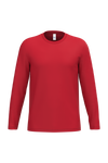 T-shirt Manga Comprida Unissexo-Vermelho Ideal-XS-RAG-Tailors-Fardas-e-Uniformes-Vestuario-Pro