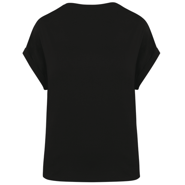 T-shirt Manga Dobrada de Senhora em Algodão Biológico-RAG-Tailors-Fardas-e-Uniformes-Vestuario-Pro