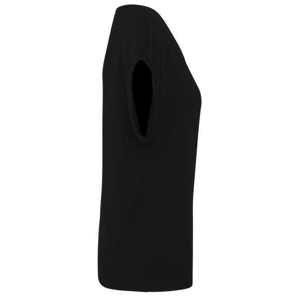 T-shirt Manga Dobrada de Senhora em Algodão Biológico-RAG-Tailors-Fardas-e-Uniformes-Vestuario-Pro