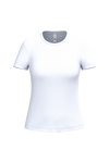 T-shirt Mulher Decote Redondo-Branco Ideal-XS-RAG-Tailors-Fardas-e-Uniformes-Vestuario-Pro