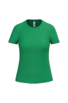 T-shirt Mulher Decote Redondo-Verde Kelly Ideal-XS-RAG-Tailors-Fardas-e-Uniformes-Vestuario-Pro