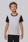T-shirt Multidesporto Bicolor Infantil de Manga Curta-RAG-Tailors-Fardas-e-Uniformes-Vestuario-Pro