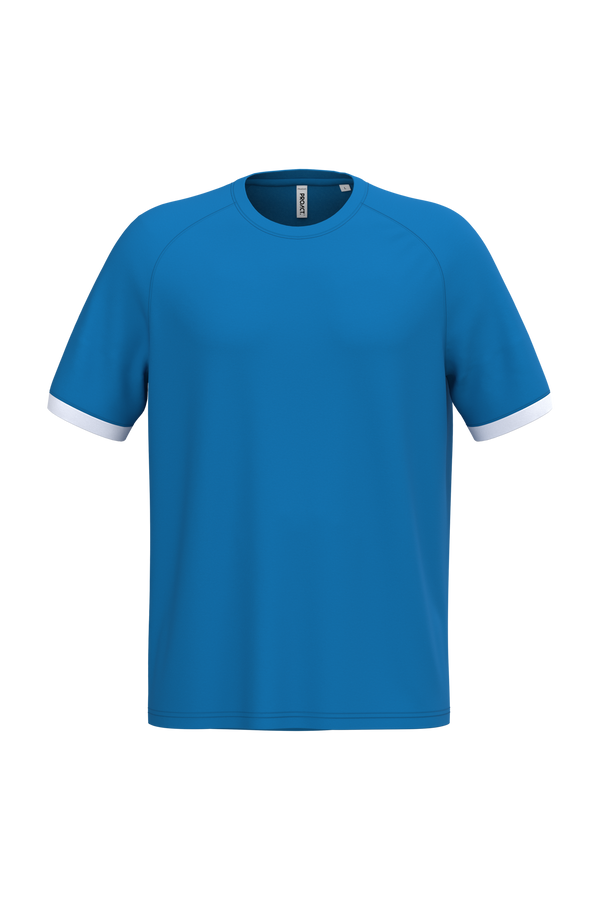 T-shirt Multidesporto em Poliéster Unissexo-Azul Royal Desportivo / Branco-XS-RAG-Tailors-Fardas-e-Uniformes-Vestuario-Pro