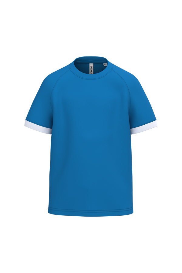 T-shirt Multidesporto em Poliéster de Criança-Azul Royal Desportivo / Branco-4/6 Anos-RAG-Tailors-Fardas-e-Uniformes-Vestuario-Pro