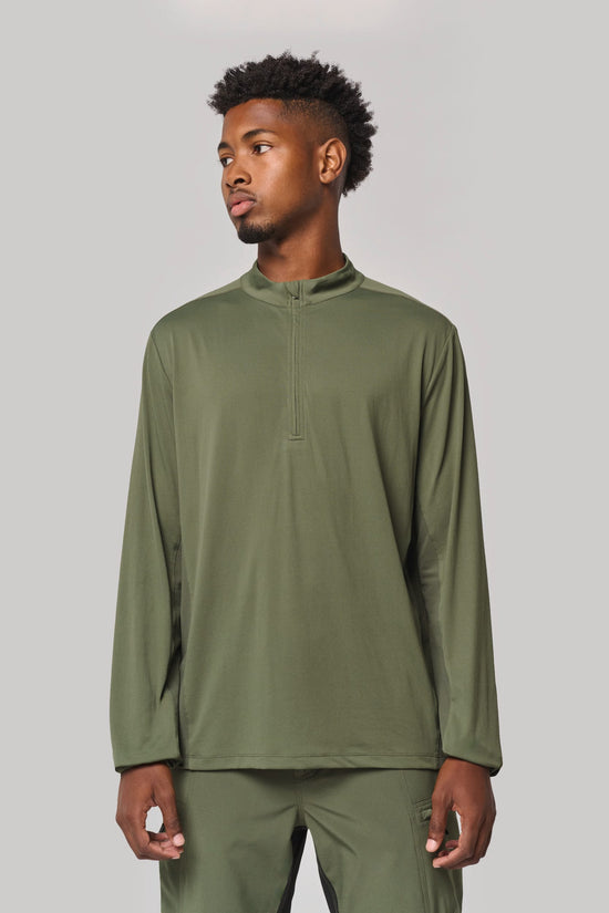 T-shirt Outdoor 1/2 Fecho de Manga Comprida Unissexo-RAG-Tailors-Fardas-e-Uniformes-Vestuario-Pro