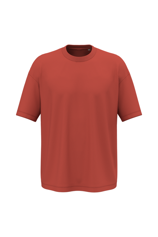 T-shirt Oversize Eco-responsável de Homem-Páprica-XS-RAG-Tailors-Fardas-e-Uniformes-Vestuario-Pro