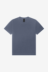 T-shirt Pesada com Aspeto Lavado Unissexo-Azul Marinho Lavado-XS-RAG-Tailors-Fardas-e-Uniformes-Vestuario-Pro