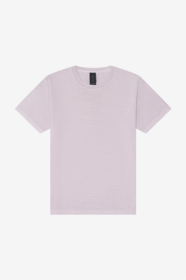 T-shirt Pesada com Aspeto Lavado Unissexo-Lavanda Lavada-XS-RAG-Tailors-Fardas-e-Uniformes-Vestuario-Pro