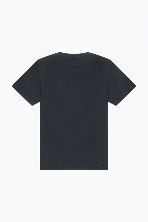 T-shirt Pesada com Aspeto Lavado Unissexo-Preto Lavado-XS-RAG-Tailors-Fardas-e-Uniformes-Vestuario-Pro