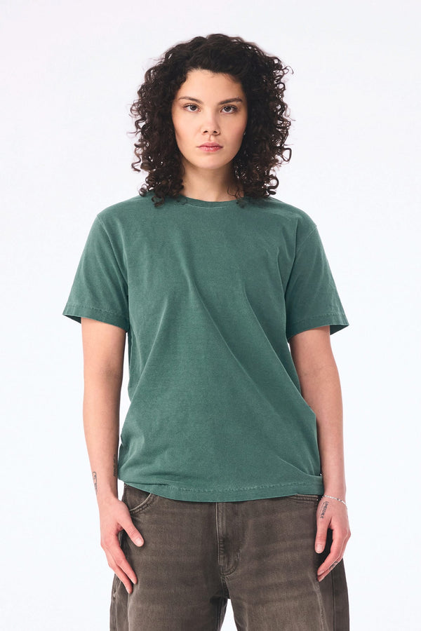 T-shirt Pesada com Aspeto Lavado Unissexo-RAG-Tailors-Fardas-e-Uniformes-Vestuario-Pro