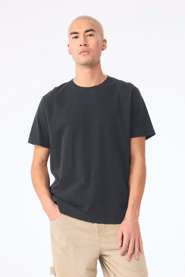 T-shirt Pesada com Aspeto Lavado Unissexo-RAG-Tailors-Fardas-e-Uniformes-Vestuario-Pro