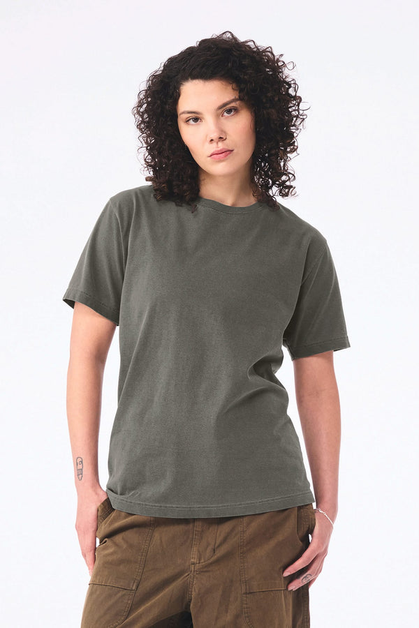 T-shirt Pesada com Aspeto Lavado Unissexo-RAG-Tailors-Fardas-e-Uniformes-Vestuario-Pro
