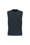 T-shirt Sem Mangas de Homem em Algodão Biológico-Azul Marinho-S-RAG-Tailors-Fardas-e-Uniformes-Vestuario-Pro