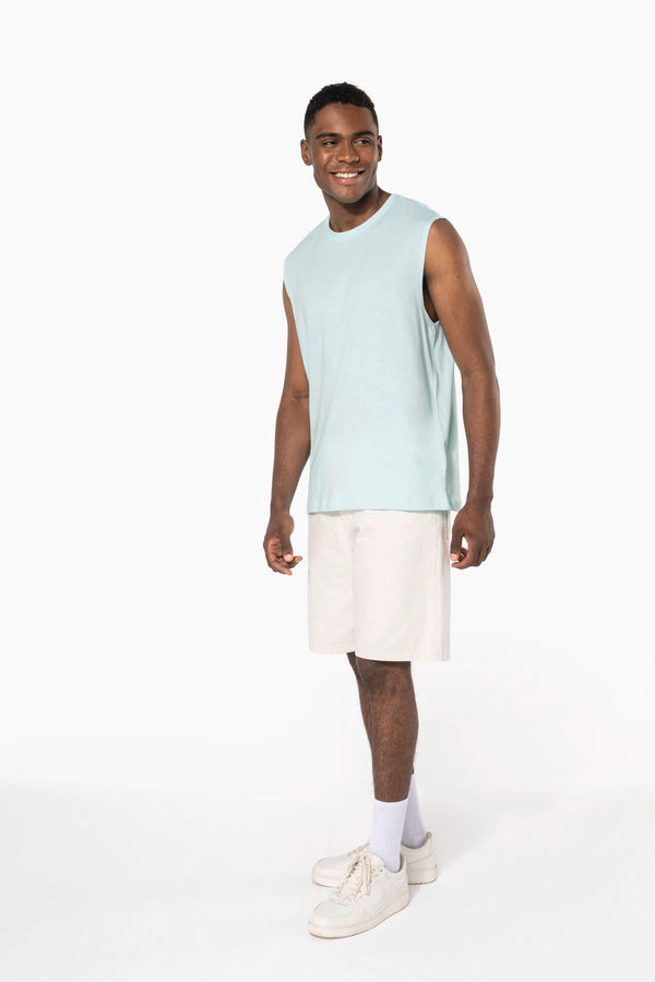 T-shirt Sem Mangas de Homem em Algodão Biológico-RAG-Tailors-Fardas-e-Uniformes-Vestuario-Pro