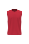T-shirt Sem Mangas de Homem em Algodão Biológico-Vermelho-S-RAG-Tailors-Fardas-e-Uniformes-Vestuario-Pro