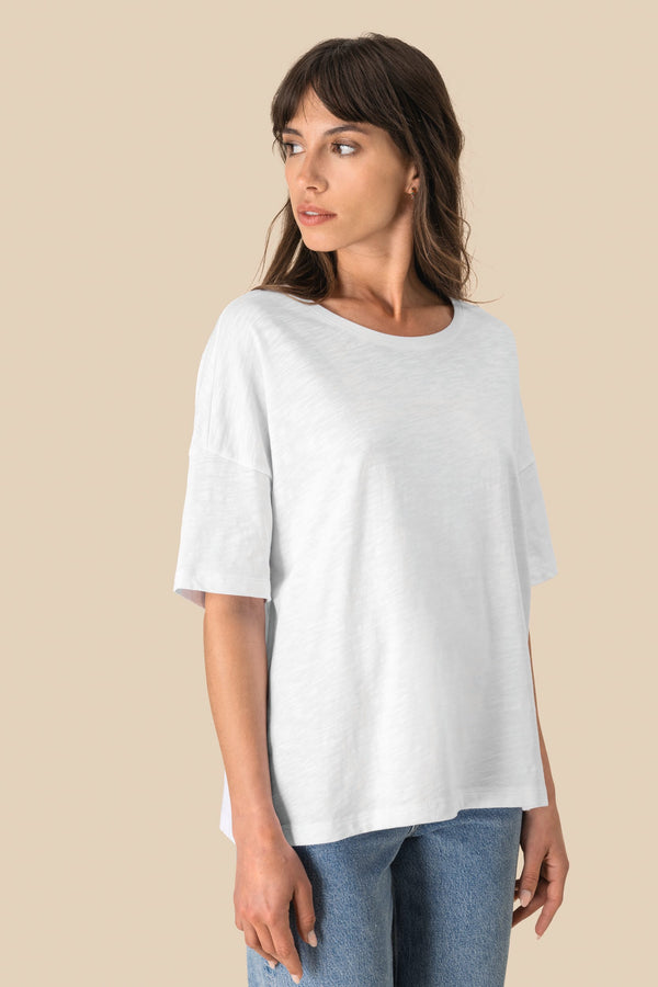 T-shirt Slub Oversize Eco-responsável Senhora-RAG-Tailors-Fardas-e-Uniformes-Vestuario-Pro