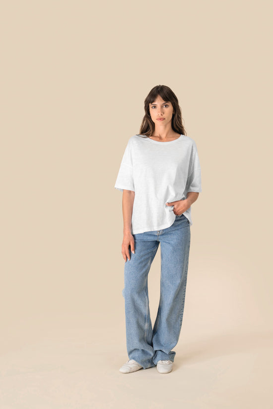 T-shirt Slub Oversize Eco-responsável Senhora-RAG-Tailors-Fardas-e-Uniformes-Vestuario-Pro