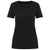 T-shirt Supima® decote V de manga curta de senhora-Black-XS-RAG-Tailors-Fardas-e-Uniformes-Vestuario-Pro