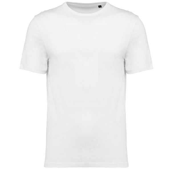 T-shirt Supima® decote redondo de manga curta de homem - 190g-White-S-RAG-Tailors-Fardas-e-Uniformes-Vestuario-Pro