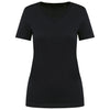 T-shirt Supima® decote V de manga curta de senhora-RAG-Tailors-Fardas-e-Uniformes-Vestuario-Pro