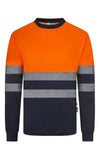 Marineblau/Leuchtorange - 61/19