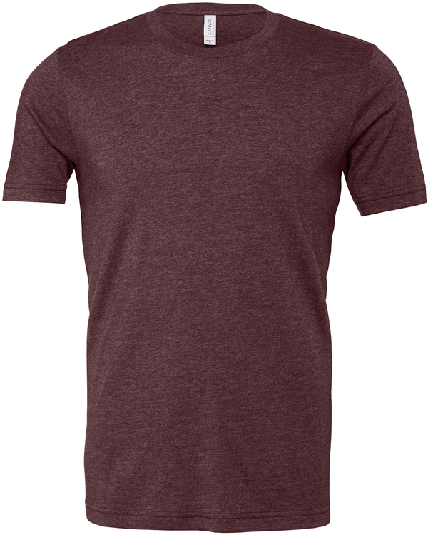 T-shirt com Decote Redondo Heather-Bordô Mesclado-S-RAG-Tailors-Fardas-e-Uniformes-Vestuario-Pro