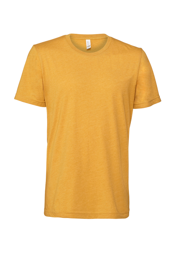 T-shirt com Decote Redondo Heather-Mostarda Mesclado-S-RAG-Tailors-Fardas-e-Uniformes-Vestuario-Pro