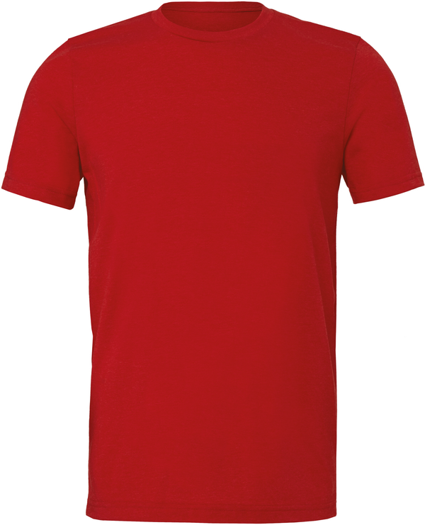 T-shirt com Decote Redondo Heather-Vermelho Mesclado-S-RAG-Tailors-Fardas-e-Uniformes-Vestuario-Pro