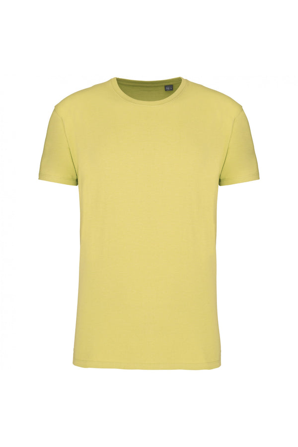T-shirt com decote redondo Bio190-Lemon Yellow-XXS-RAG-Tailors-Fardas-e-Uniformes-Vestuario-Pro
