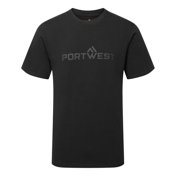 T-shirt de Algodão de Manga Curta-Preto-S-RAG-Tailors-Fardas-e-Uniformes-Vestuario-Pro