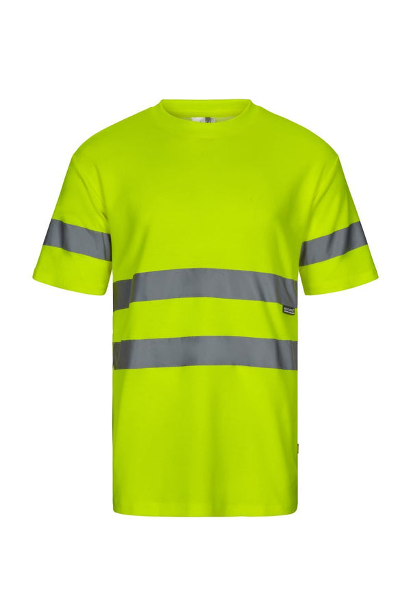 T-shirt de Alta Visibilidade em Algodão de Manga Curta-Amarelo Fluorescente - 20-S-RAG-Tailors-Fardas-e-Uniformes-Vestuario-Pro