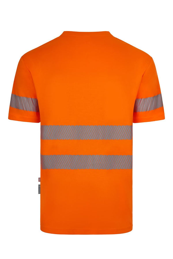 T-shirt de Alta Visibilidade em Poliéster Reciclado com Faixas Refletoras Segmentadas-RAG-Tailors-Fardas-e-Uniformes-Vestuario-Pro