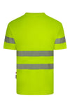 T-shirt de Alta Visibilidade em Poliéster Reciclado com Faixas Refletoras Segmentadas-RAG-Tailors-Fardas-e-Uniformes-Vestuario-Pro