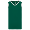 T-shirt de Basquetebol de Homem-Verde Escuro / Branco-S-RAG-Tailors-Fardas-e-Uniformes-Vestuario-Pro