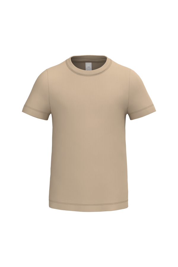 T-shirt de Criança Manga Curta Decote Redondo-Areia Ideal-1/2 Anos-RAG-Tailors-Fardas-e-Uniformes-Vestuario-Pro