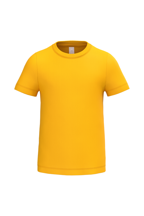 T-shirt de Criança Manga Curta-Dourado Ideal-1/2 Anos-RAG-Tailors-Fardas-e-Uniformes-Vestuario-Pro