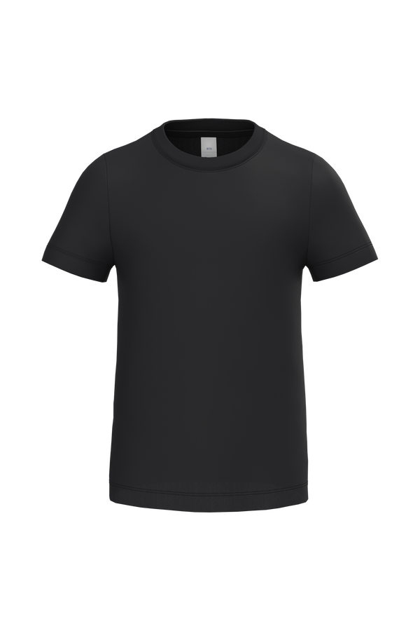 T-shirt de Criança Manga Curta-Preto Ideal-1/2 Anos-RAG-Tailors-Fardas-e-Uniformes-Vestuario-Pro