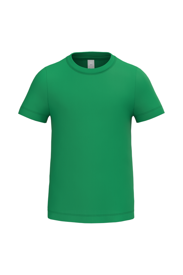 T-shirt de Criança Manga Curta-Verde Kelly Ideal-1/2 Anos-RAG-Tailors-Fardas-e-Uniformes-Vestuario-Pro