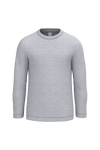 T-shirt de Criança de Manga Comprida-Cinzento Oxford Ideal-1/2 Anos-RAG-Tailors-Fardas-e-Uniformes-Vestuario-Pro