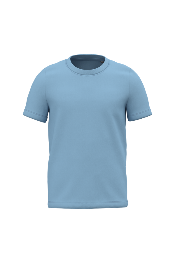 T-shirt de Criança em Algodão Biológico-Azul Céu-2/4 Anos-RAG-Tailors-Fardas-e-Uniformes-Vestuario-Pro