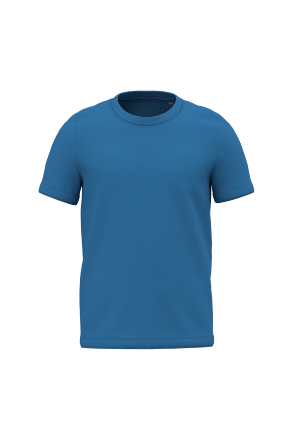 T-shirt de Criança em Algodão Biológico-Azul Royal Claro-2/4 Anos-RAG-Tailors-Fardas-e-Uniformes-Vestuario-Pro
