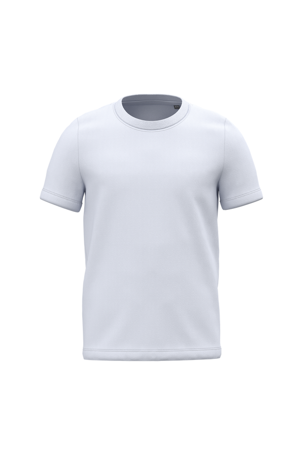 T-shirt de Criança em Algodão Biológico-Branco-2/4 Anos-RAG-Tailors-Fardas-e-Uniformes-Vestuario-Pro