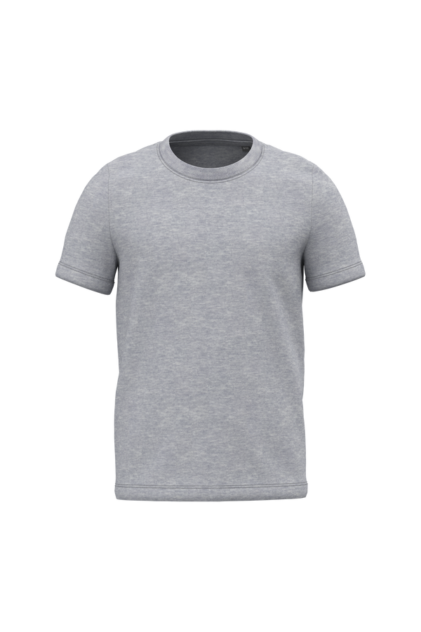 T-shirt de Criança em Algodão Biológico-Cinzento Oxford-2/4 Anos-RAG-Tailors-Fardas-e-Uniformes-Vestuario-Pro