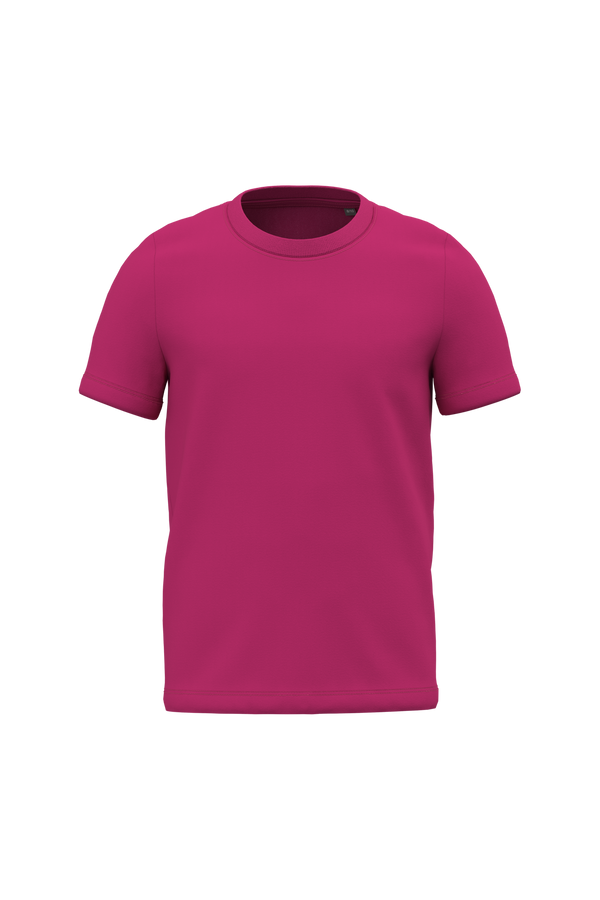 T-shirt de Criança em Algodão Biológico-Fúcsia-2/4 Anos-RAG-Tailors-Fardas-e-Uniformes-Vestuario-Pro